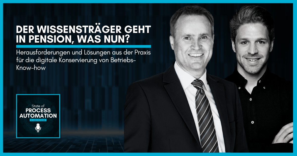 Der Wissensträger geht in Pension, was nun?